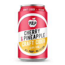 Load image into Gallery viewer, PULP Cherry and Pineapple 24 x 330ml Cans