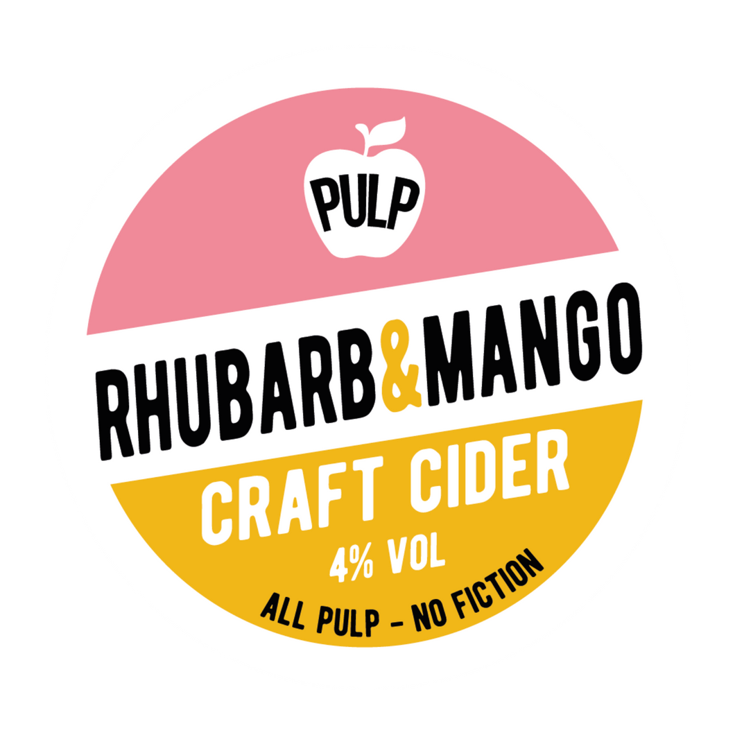 Pulp Rhubarb & Mango 20L (35 Pints) BIB