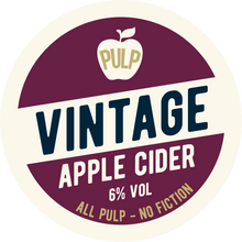 Load image into Gallery viewer, PULP Vintage Apple 6% 20L BIB (35 Pints)