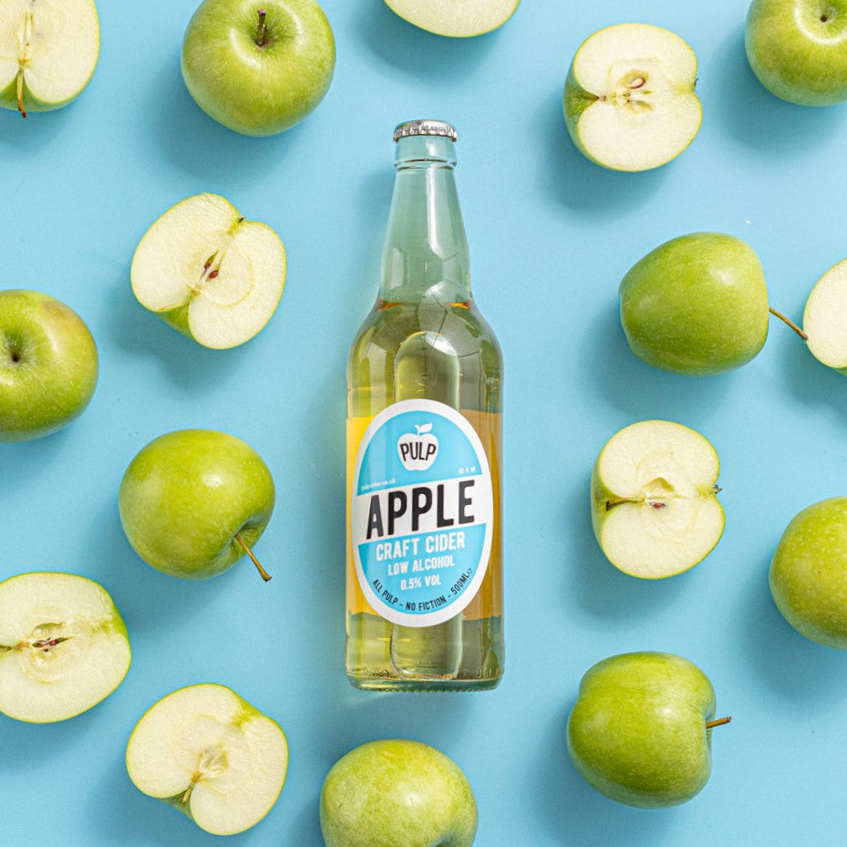 PULP Low Alcohol Apple 0.5% 12 x 500ml Bottles