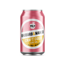 Load image into Gallery viewer, PULP Rhubarb & Mango 4% 24 x 330ml Cans