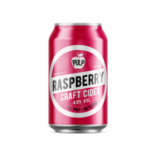 Load image into Gallery viewer, PULP Raspberry 4% 24 x 330ml Cans
