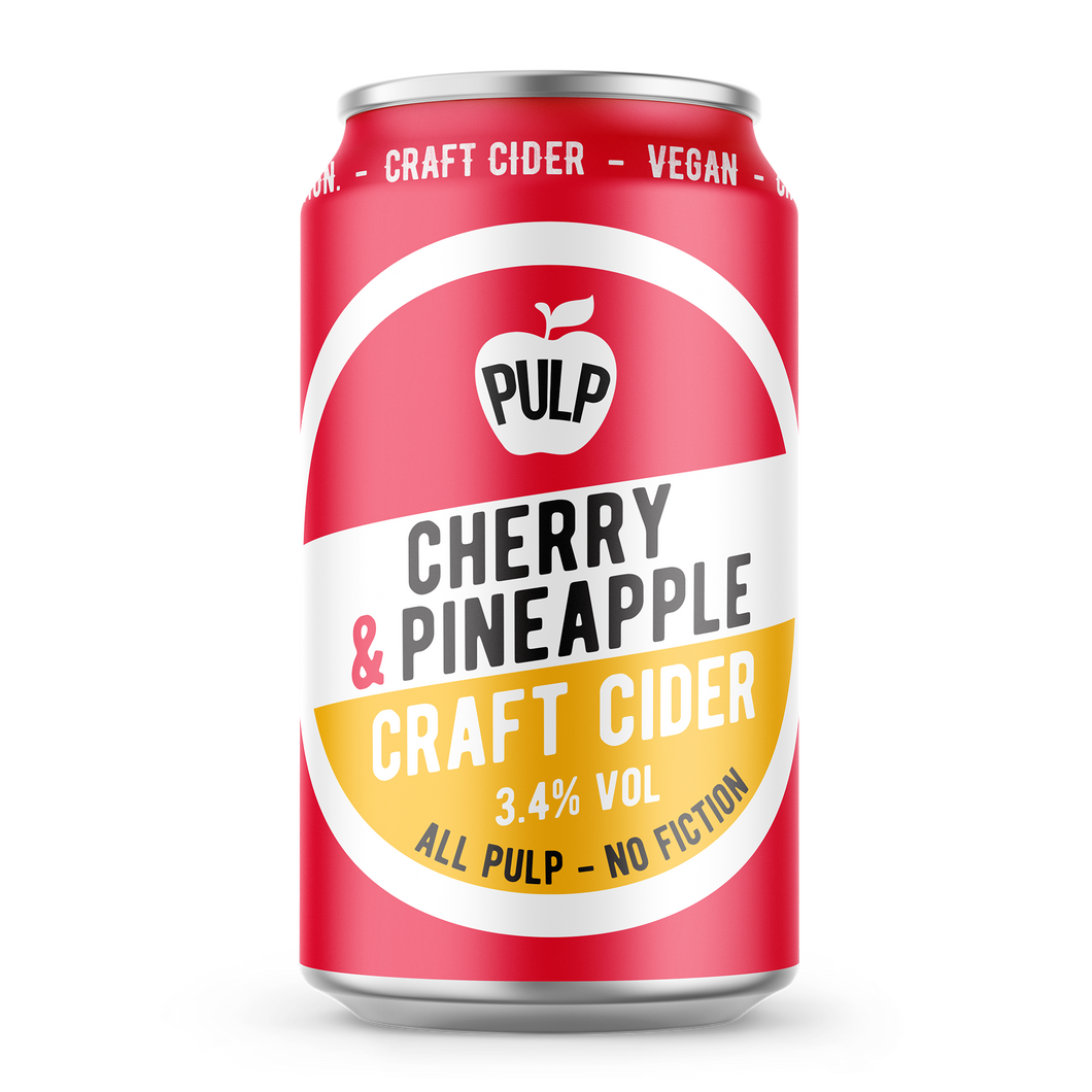 PULP Cherry and Pineapple 24 x 330ml Cans