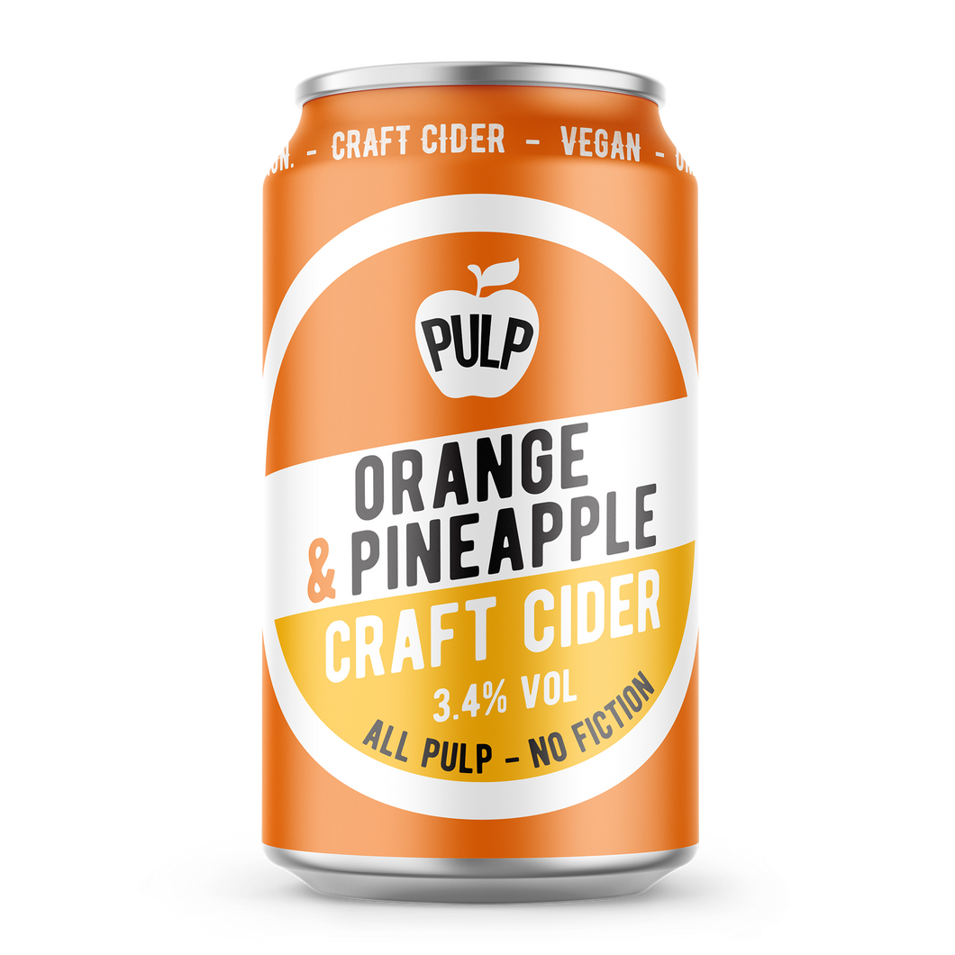 PULP Orange and Pineapple 3.4% 24 x 330ml Cans