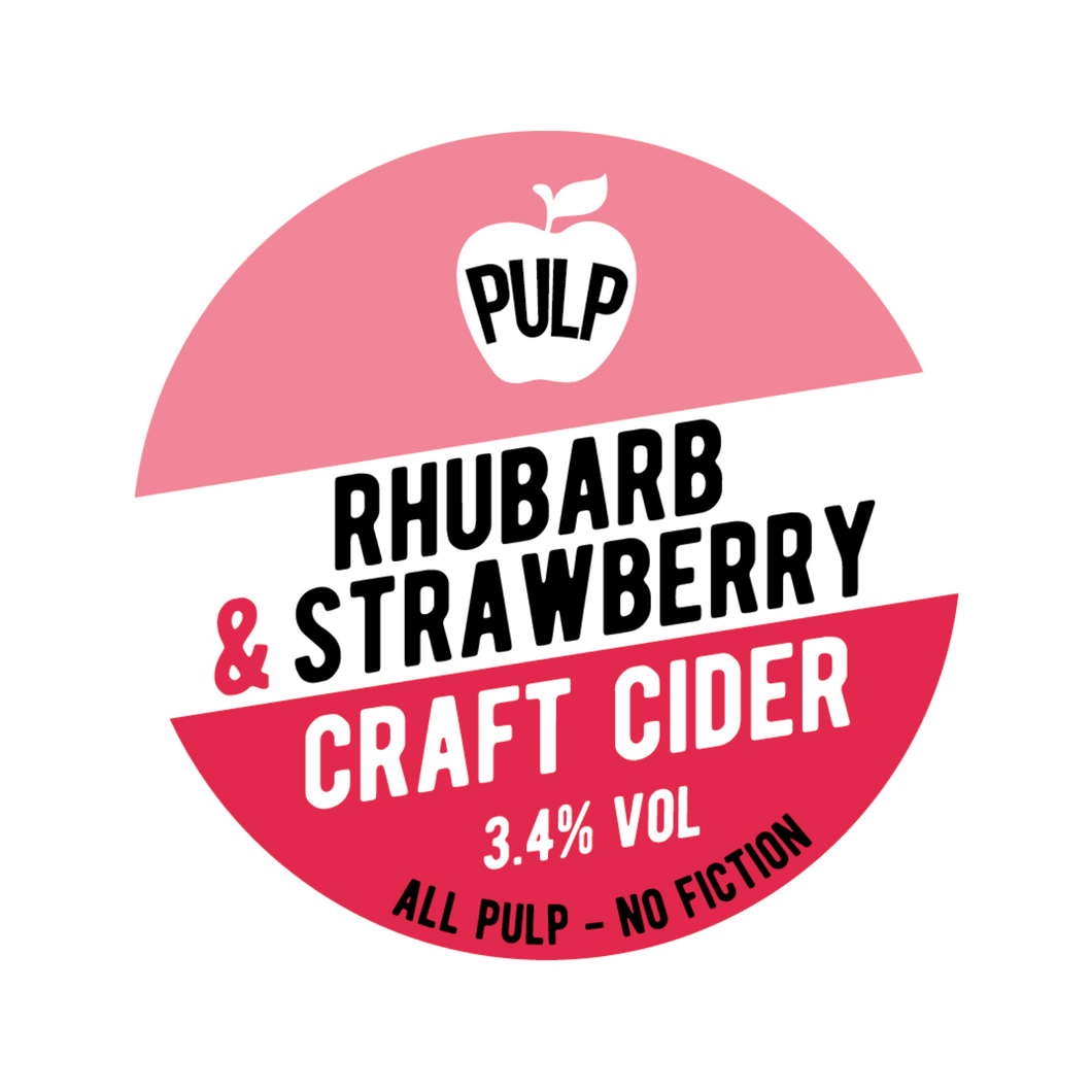 PULP Rhubarb & Strawberry 3.4% 20L BIB (35 Pints)