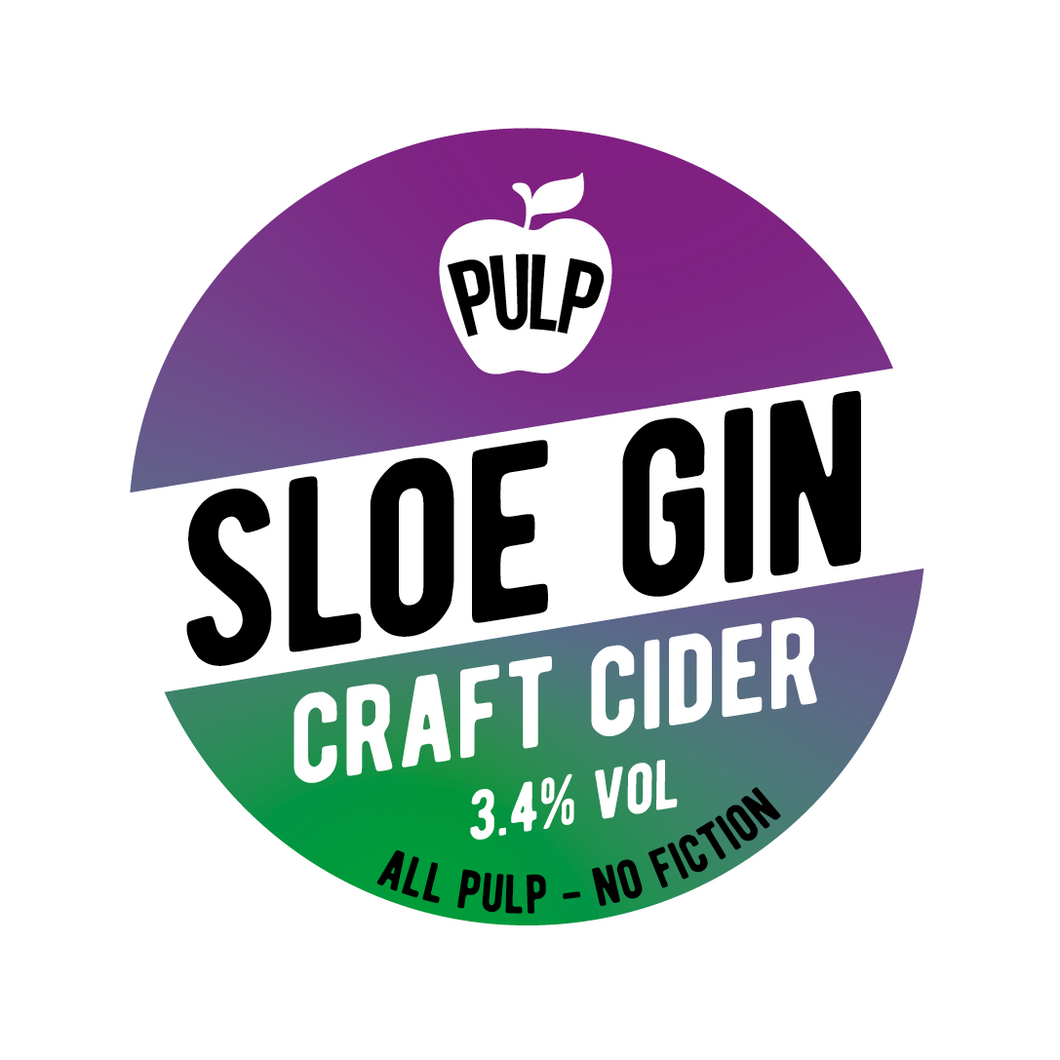PULP Sloe Gin Cider 3.4% 20L BIB (35 Pints)