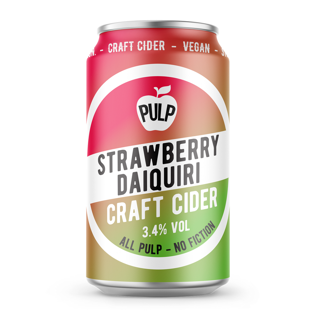 PULP Strawberry Daiquiri 3.4% 12 x 330ml Cans